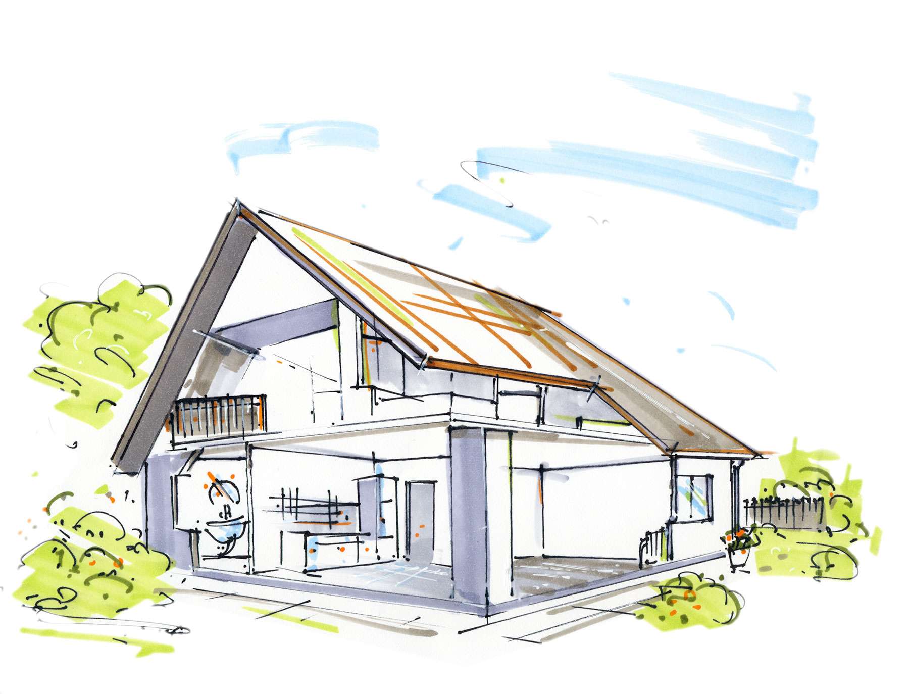 Dorfner_Haus2_ScribbleRed