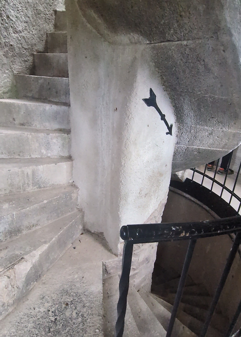die Doppelhelix-Treppe